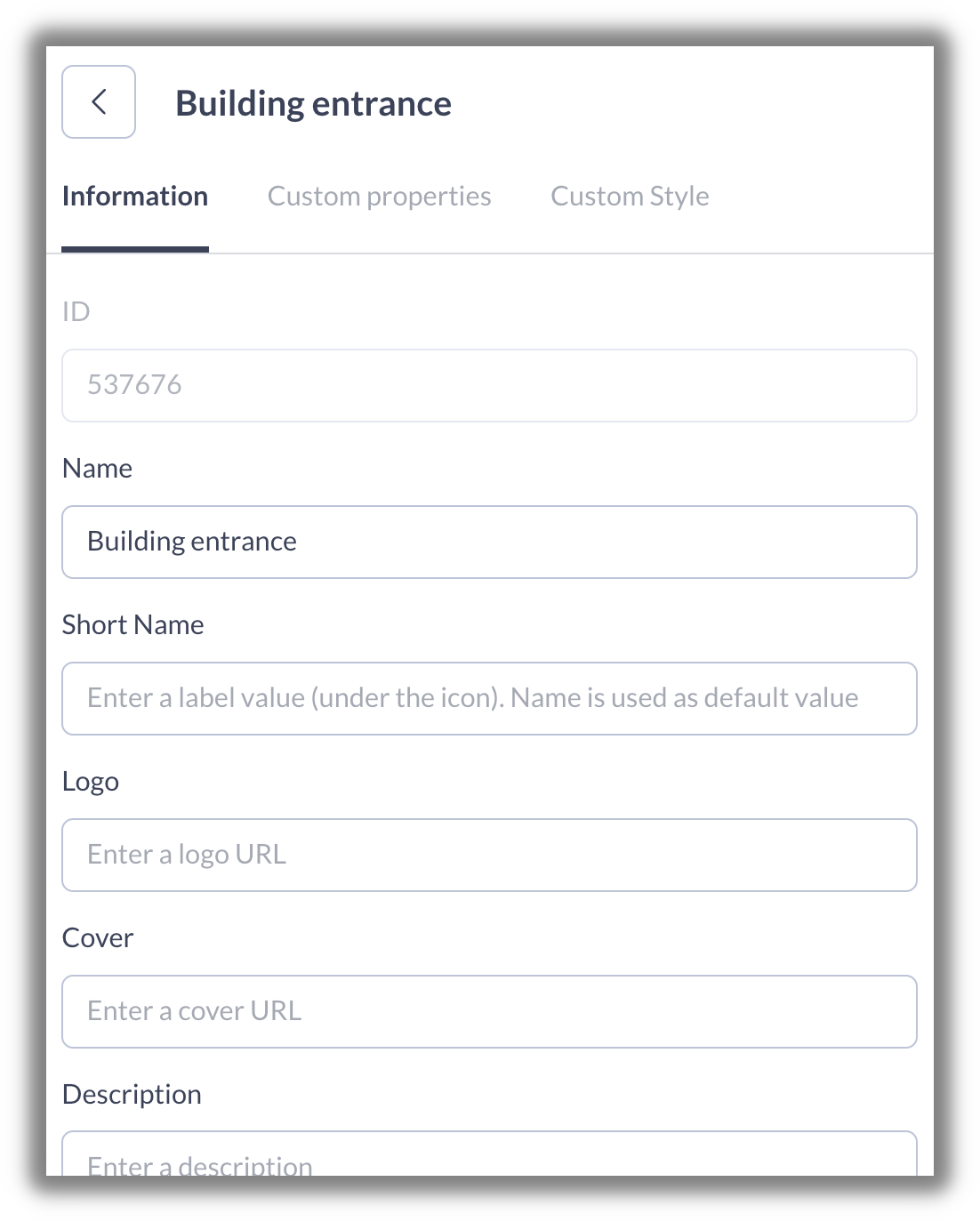 Woosmap Console - Edit a POI