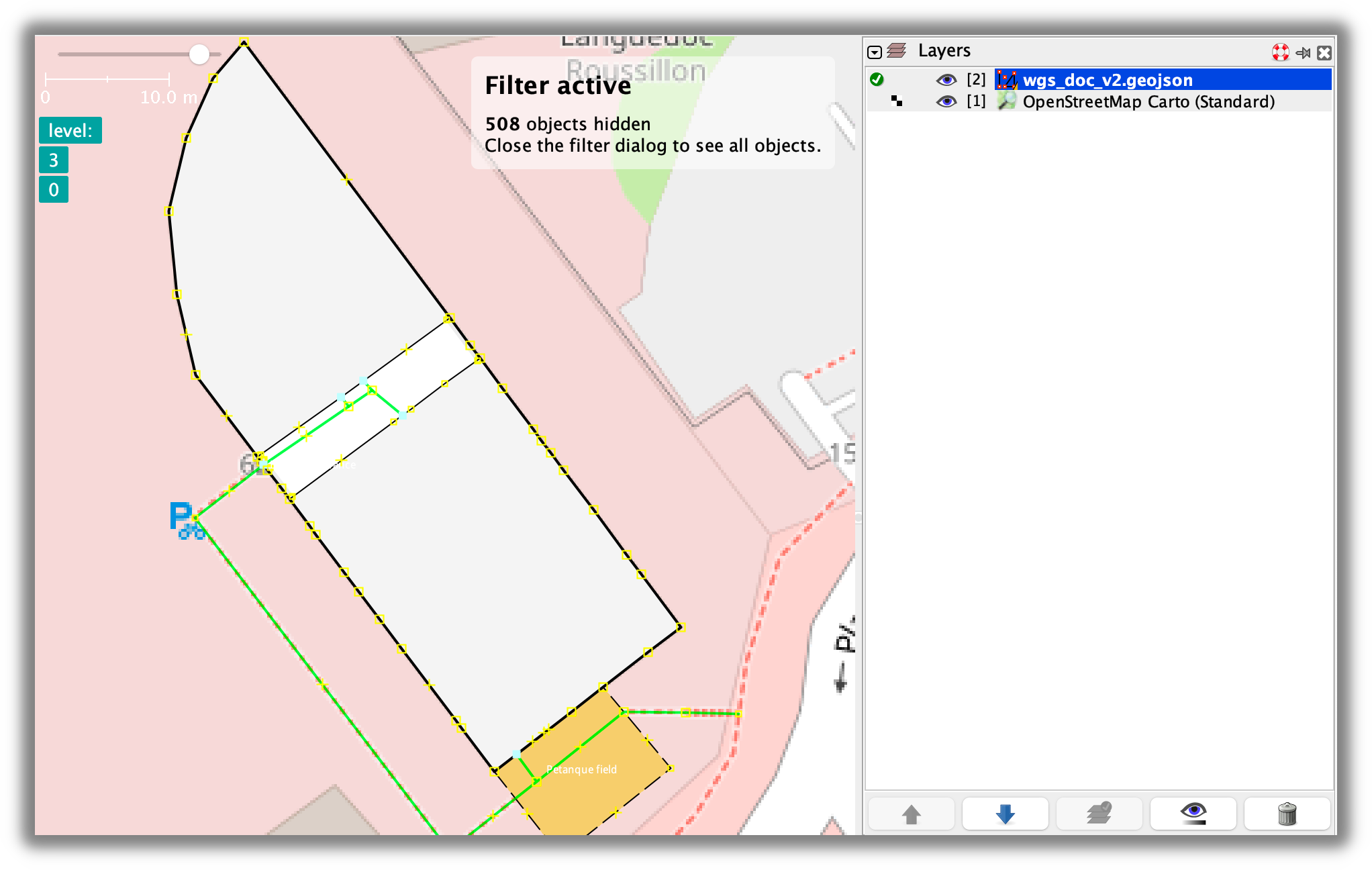 JOSM - Using OSM Map as background