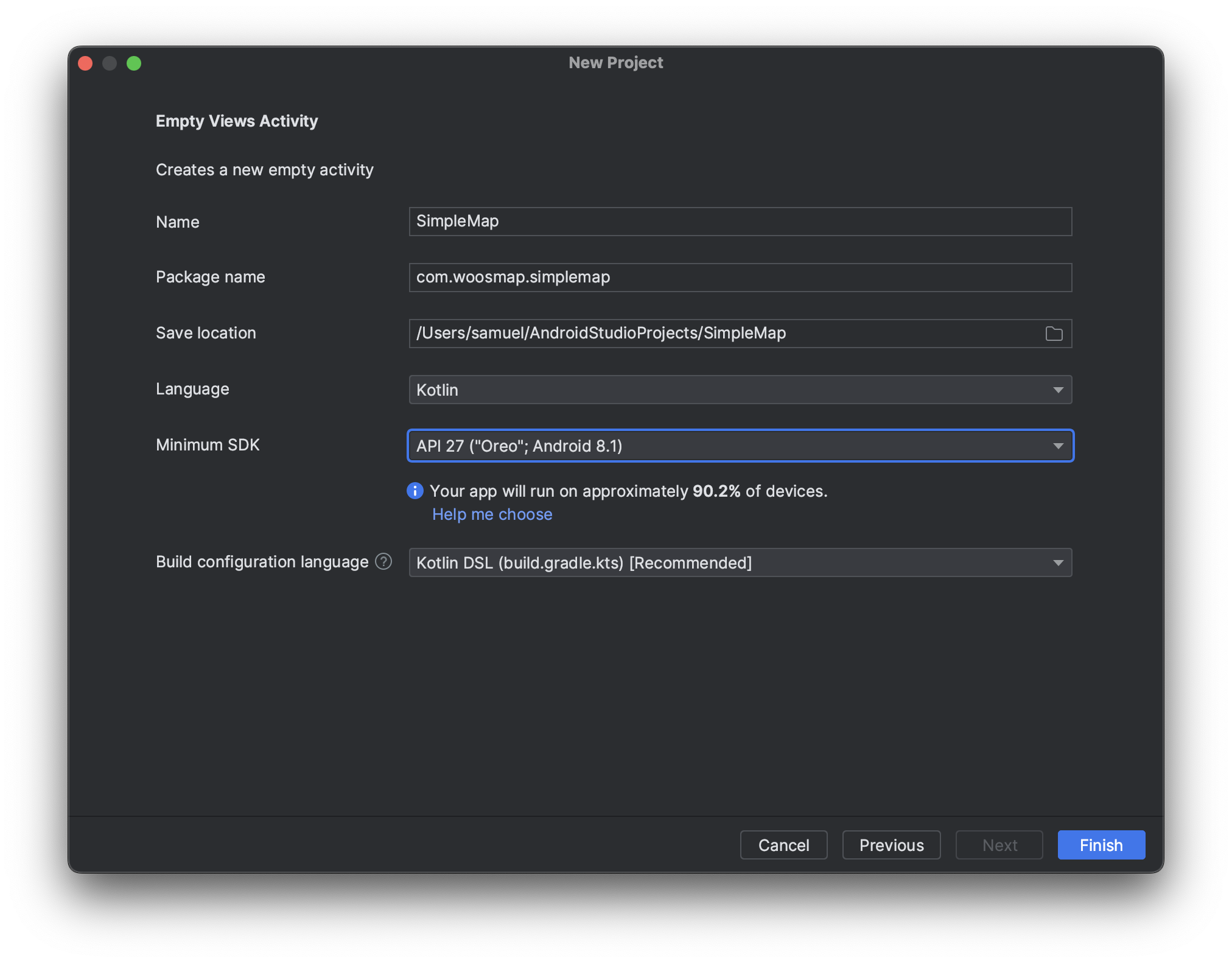 Android Studio Project Configuration